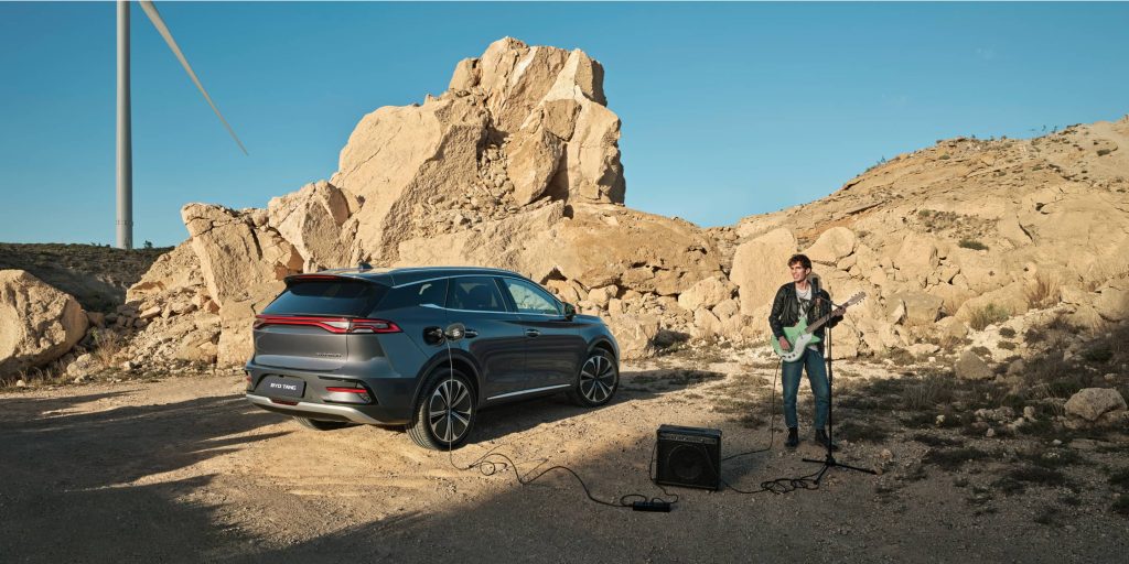 BYD Tang Mobile Ladestation