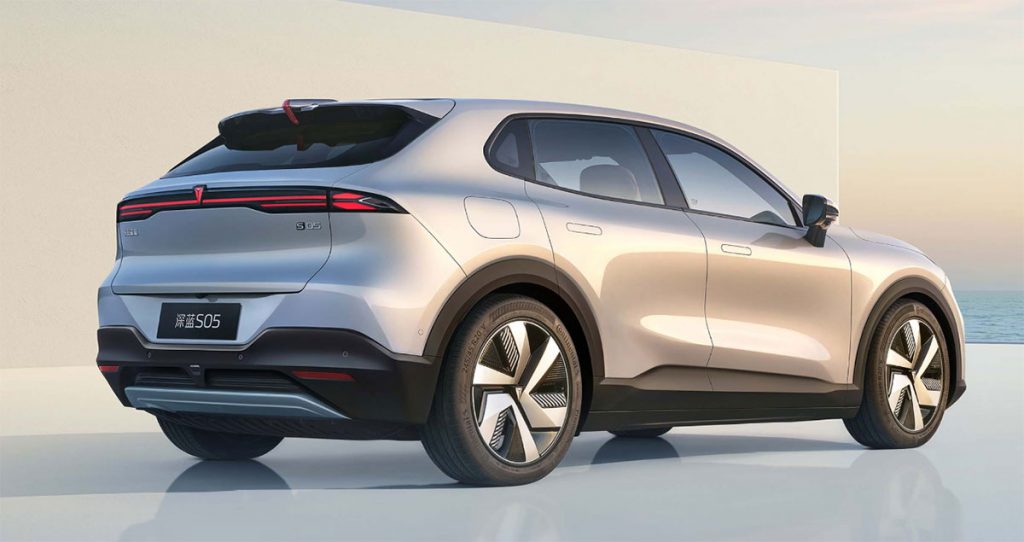 Changan Deepal S05 hinten Changan Deepal S05 hinten