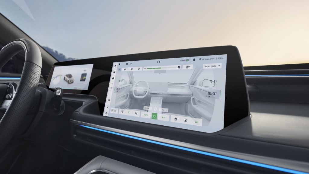 XPENG P7 Display