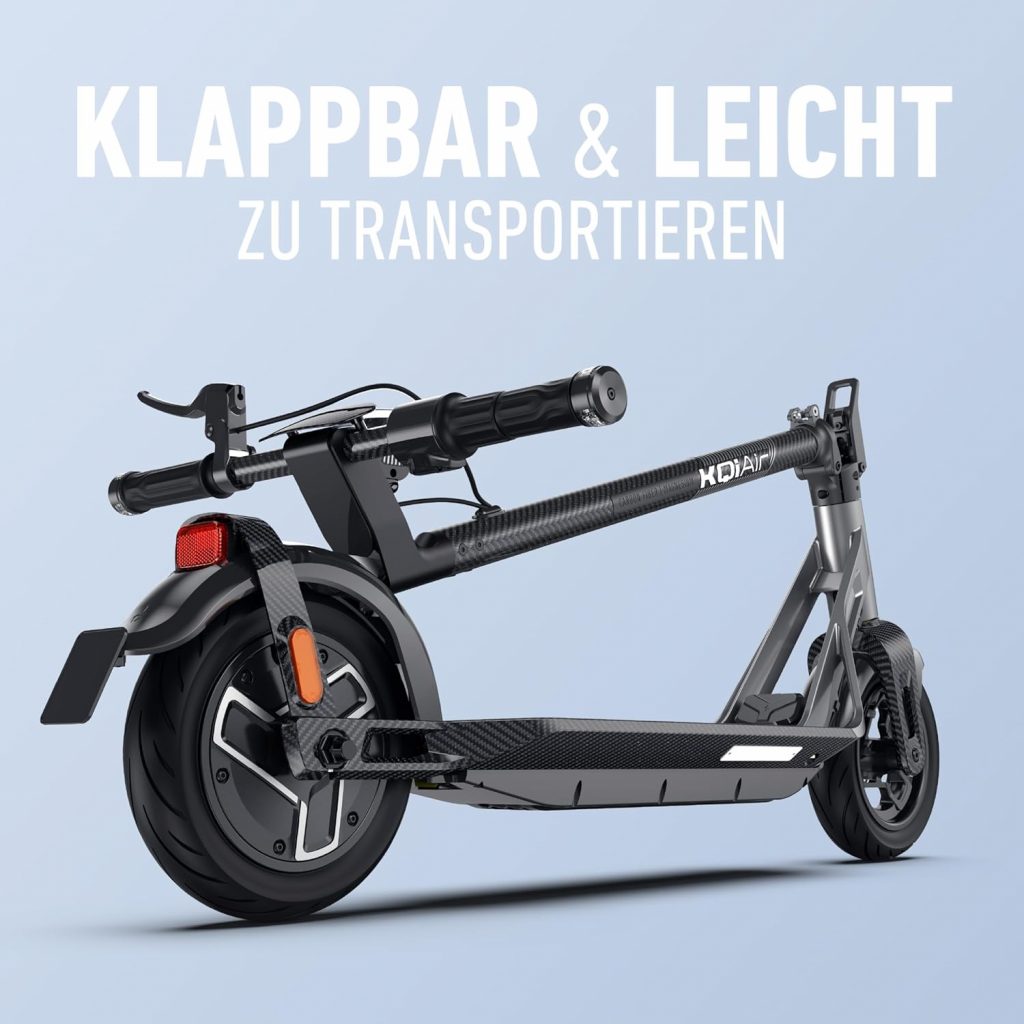 NIU KQi Air zusammengeklappt