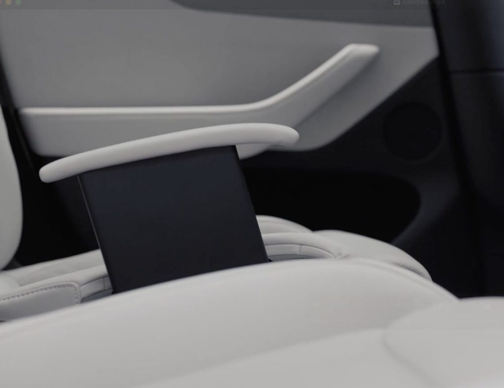 Neues Tesla Model Y Juniper L Captains´Chairs Armlehnen