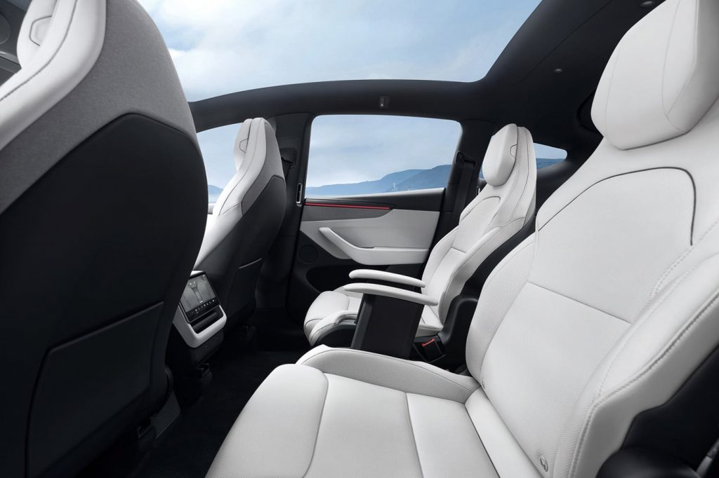 Neues Tesla Model Y Juniper L Zweite Sitzreihe Captains Chairs