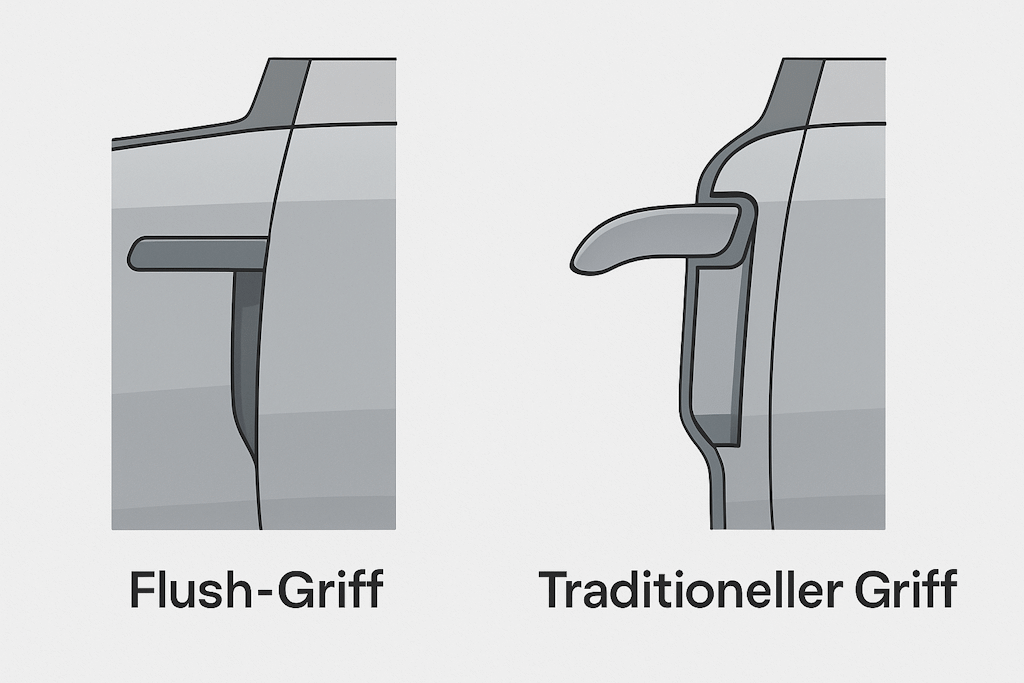 Flush-Griff vs. Traditioneller Griff