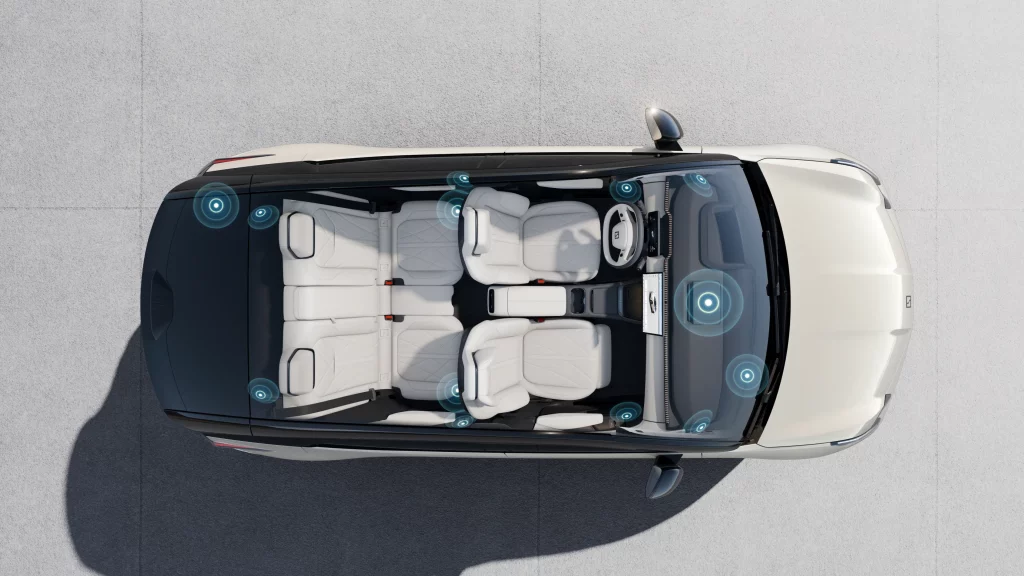 Zeekr X 2026 oben Raumaufteilung
