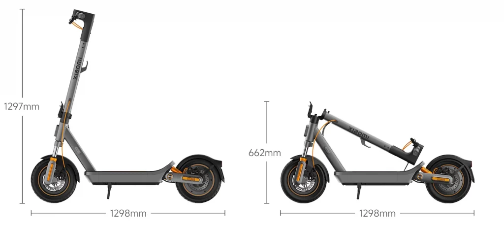 Xiaomi Electric Scooter 6 Max AbmessungenXiaomi Electric Scooter 6 Max Abmessungen