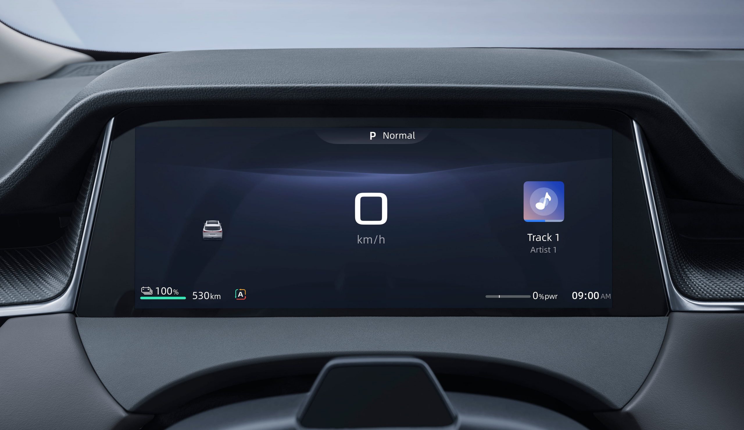MGS6 EV Instrumentendisplay