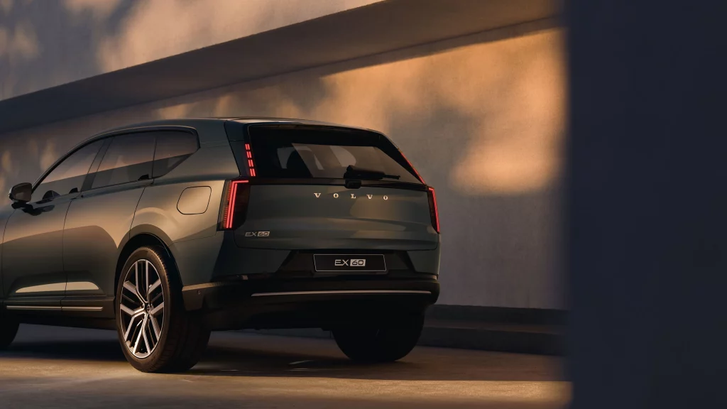Volvo EX60 hinten