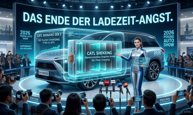 CATL Super-Akkus – 4 Minuten Laden beenden die Benzin-Ära
