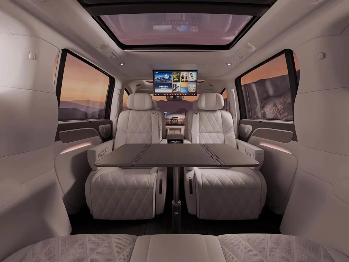  Leapmotor D99 MPV Interieur Debüt Greater Bay Area Auto Show Mai 2026 Innenraum Cockpit
