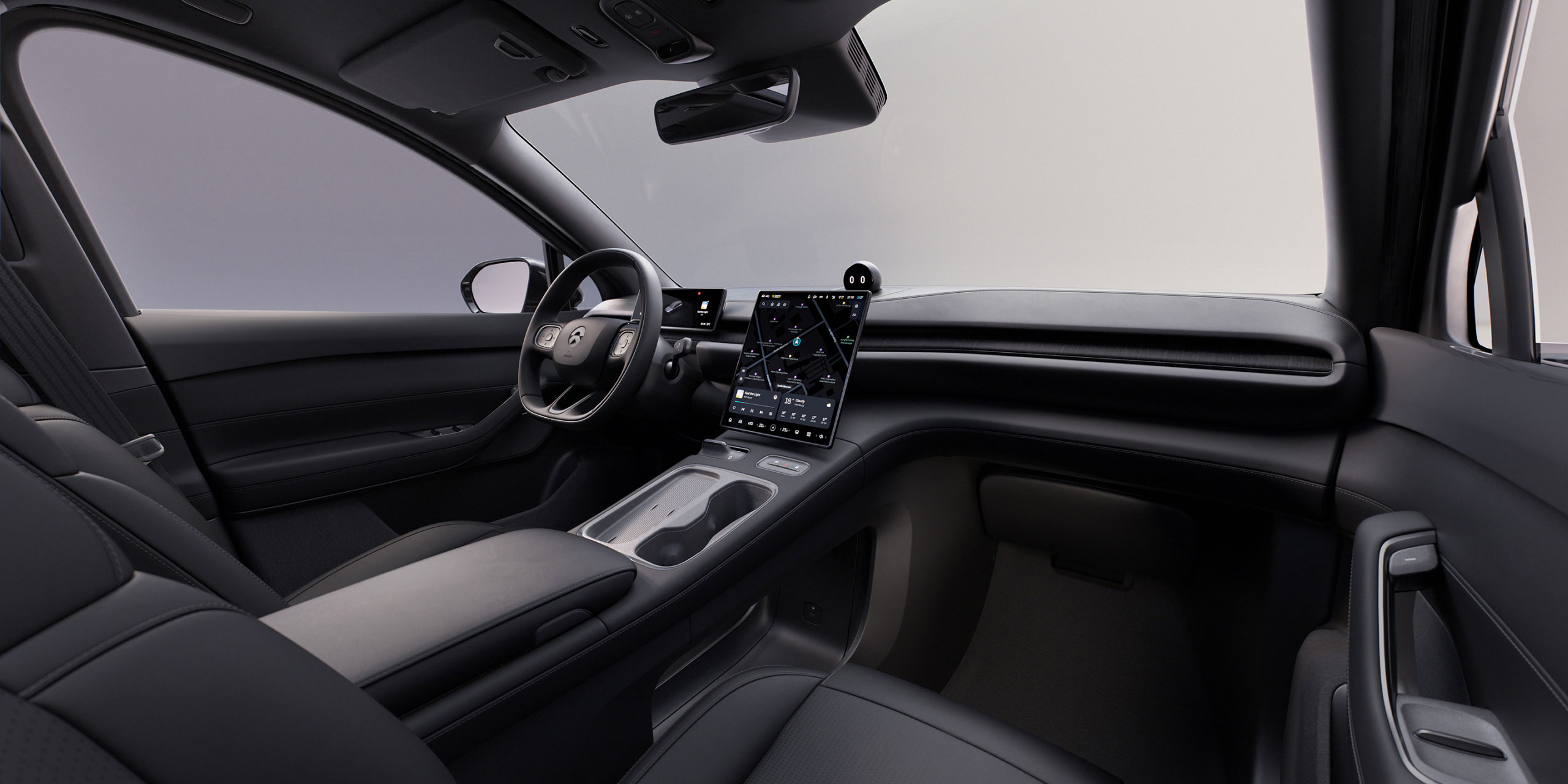 NIO EL6 Innenraum – Nomi KI-Assistent, versteckte Belüftungsdüsen und Premium-Materialien