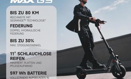 Segway Max G3 Pro D: 899 Wh, 100 km & Preis