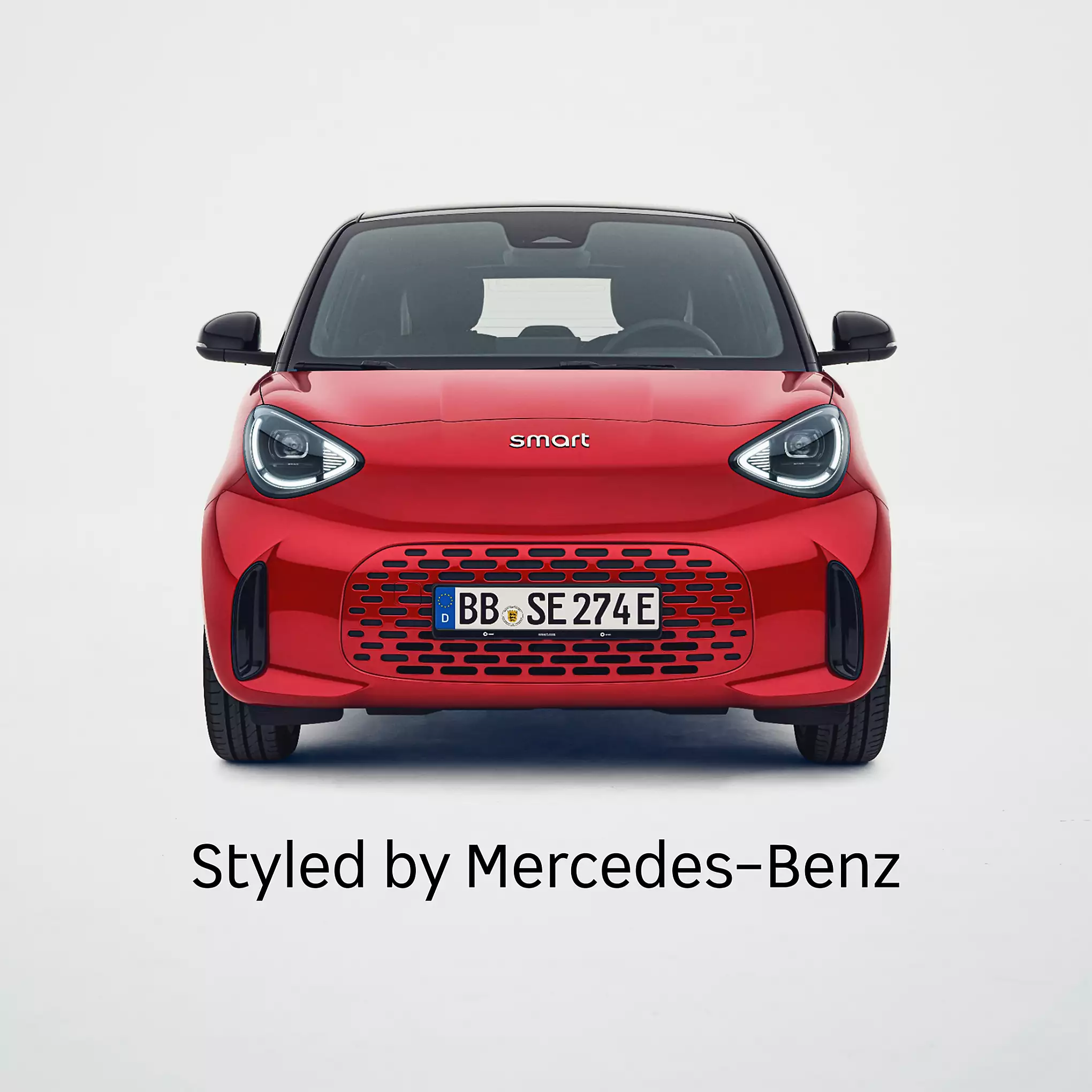 smart #2 Frontansicht bei der Weltpremiere