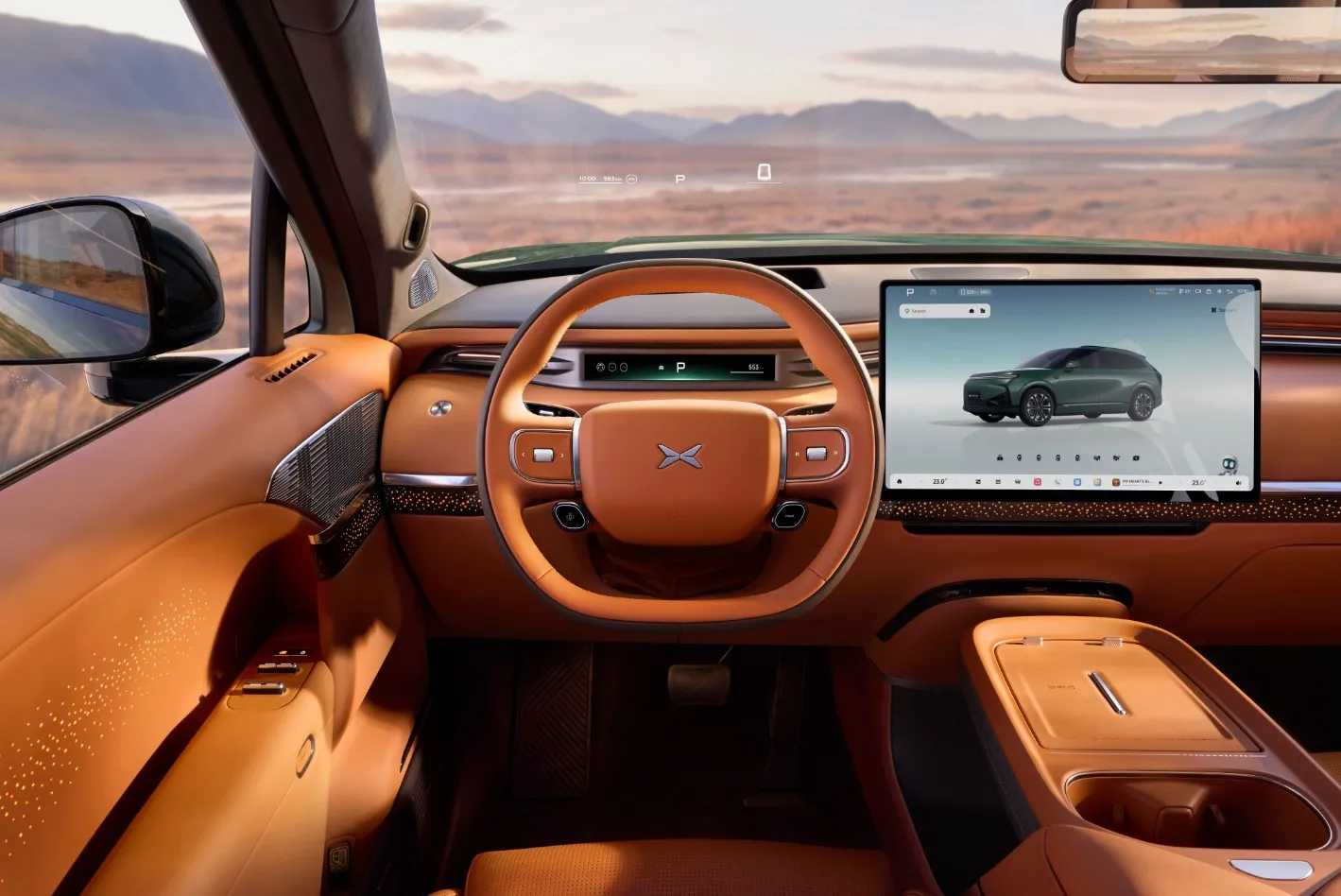 Augmented-Reality-Head-up-Display im Xpeng G9L